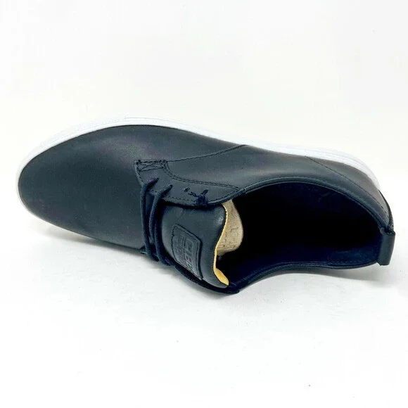 Clae Ellington SP Black Leather Mens Casual Sneakers - Picture 4 of 8